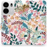 Mobiwear - Xiaomi Poco C65 - MX04S Spletité kvítky a listy – Zboží Živě