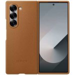 Samsung Galaxy Z Fold6 Ochranný kryt z veganské kůže Brown EF-VF956PAEGWW – Zboží Živě
