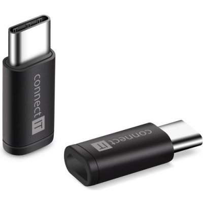 CONNECT IT Wirez adaptér, USB-C Male > Micro USB, /black – Hledejceny.cz