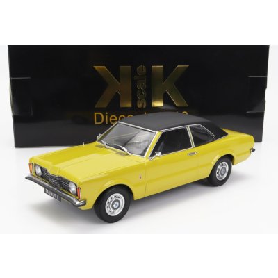 Kk-scale Ford england Taunus L Coupe 1971 Žlutá Matná Černá 1:18 – Zboží Mobilmania