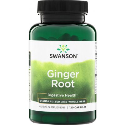 Swanson Ginger Root, Extrakt ze zázvoru, 120 kapslí – Hledejceny.cz