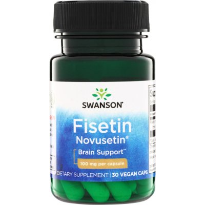 Swanson Fisetin Novusetin 30 ks vegetariánská kapsle 100 mg – Hledejceny.cz