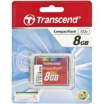 Transcend CompactFlash 8 GB TS8GCF133 – Zboží Mobilmania