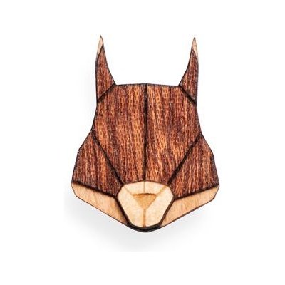 BeWooden Squirrel Brooch 1554 – Zboží Dáma