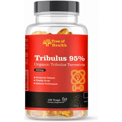 Tree of Health Organic Tribulus Terrestris 95 % saponinů 100 vege kapslí – Hledejceny.cz