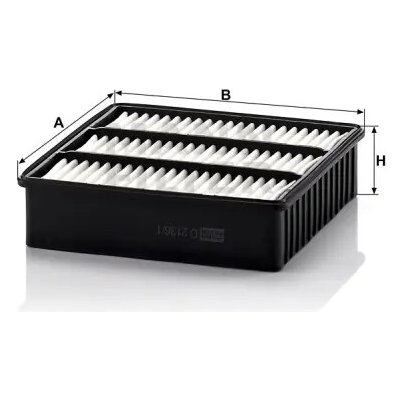 MANN FILTER Vzduchový filtr C 2136/1 – Hledejceny.cz