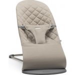 BabyBjörn Lehátko Bouncer Bliss Woven Sand grey Petal – Zboží Dáma