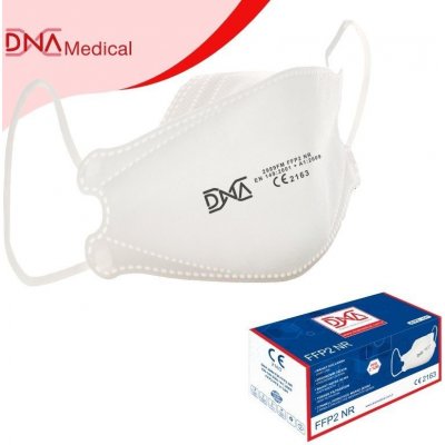 DNA Medical 3D FM respirátor FFP2 NR Filtrační polomaska 200 ks