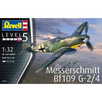 REVELL Plastic ModelKit letadlo 03829 Messerschmitt Bf109G-2/4 1:32