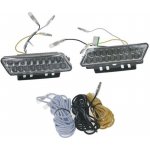 Aroso Světla přídavná denní svícení LED diodová 12V 100x25mm - homologace E / DRL / pár | Zboží Auto