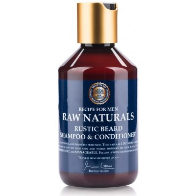 Recipe For Men Raw Naturals Rustic Beard šampon a kondicionér na vousy 250 ml