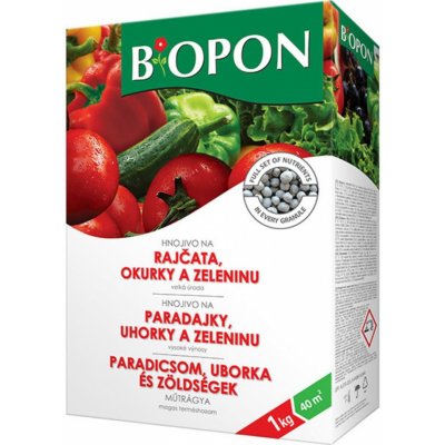 Biopon hnojivo pro rajčata okurky a zeleninu 1 kg – Zboží Mobilmania