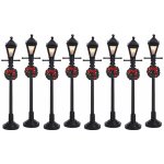 Lemax Vánoční dekorace Gas Lantern Street Lamp set 8 ks 10,5 cm – Hledejceny.cz