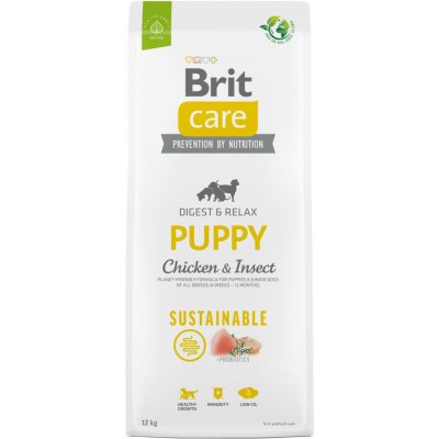 Brit Care Dog Sustainable Puppy - chicken and insect, 12kg