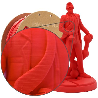 Polymaker PLA PolyTerra Lava Red 1,75mm 1 kg – Zboží Živě