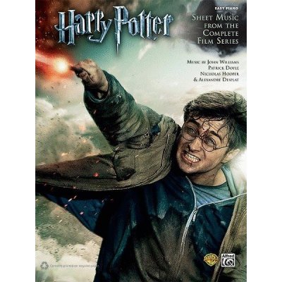 Harry Potter Sheet Music From The Complete Film Series Easy Piano Book noty na snadný sólo klavír