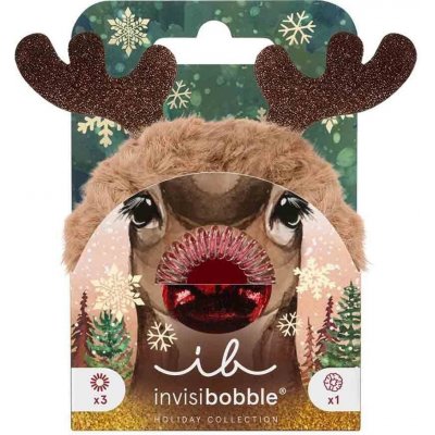 Invisibobble Kids Gift Set "Red Nose Reindeer"