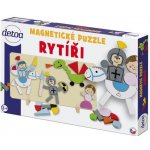 Detoa Magnetické puzzle Rytíři – Zboží Dáma