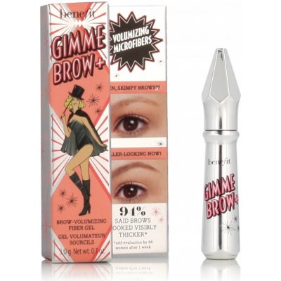 Benefit Objemový gel na obočí Gimme Brow+ Brow Volumizing Fiber Gel 03 Medium Neutral Light Brown 3 g – Zboží Dáma