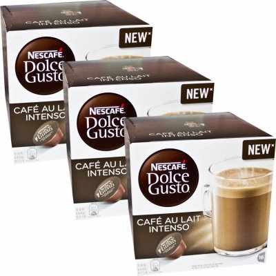 Nescafé Dolce Gusto Cafe au Lait INTENSO kapslí 3 x 16 ks – Hledejceny.cz