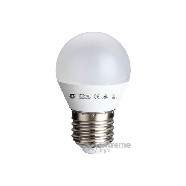 Žárovka Global P45 G45E27 5W E27 Led žárovka E27 400 Lm 3.000K 5W Teplá bílá