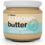 GymBeam Mandlové Máslo s kokosem a bílou čokoládou 340 g – Sleviste.cz