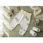 Kojenecké polodupačky Zebra krém – Zboží Dáma