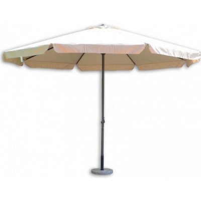 Rojaplast Slunečník s kličkou STANDART, 4 m, béžový – Zboží Dáma