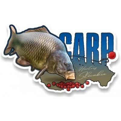 4 AnglersDesing samolepka Carp Hunters Slovakia – Zboží Mobilmania