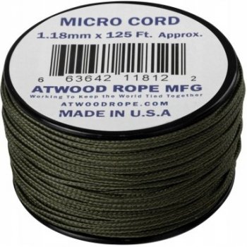 Padáková šňůra Micro Cord (125 ft) ARM® – Olive Drab