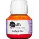 Darwi Barva na hedvábí Arasilk 50 ml 754 Coral – Zboží Dáma