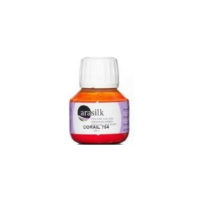 Darwi Barva na hedvábí Arasilk 50 ml 754 Coral – Zboží Dáma