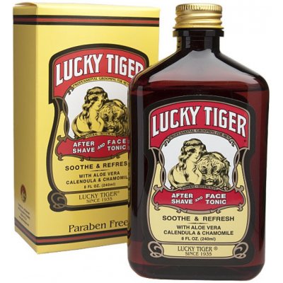 Lucky Tiger After Shave & Face Tonic voda po holení a tonikum na obličej 240 ml
