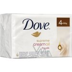 Dove Supreme Fine Silk toaletní mýdlo 4 x 100 g – Zboží Dáma