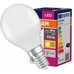 Osram VALUE E14 4,9W 5W, 5,5W /827 CLP40 miniglobe teplá – Zboží Živě