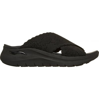 Skechers dámské pantofle Arch Fit 2.0 Sandal černá – Zboží Mobilmania