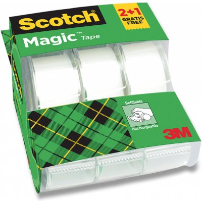 3M Scotch Magic Tape lepicí páska v zásobníku 19 mm x 7,5 m – Zboží Živě