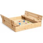 Aga Dětské pískoviště dřevěné 120x120 cm smrk – Hledejceny.cz
