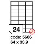 Rayfilm R0100.5606A samolepící 64x33,9mm bílé 100 listů – Sleviste.cz