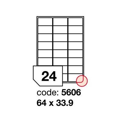 Rayfilm R0100.5606A samolepící 64x33,9mm bílé 100 listů – Sleviste.cz