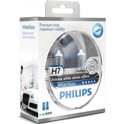 Philips WhiteVision 12972WHVSM H7 PX26d 12V 55W – Zboží Mobilmania