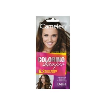Delia Cosmetics Cameleo barvící šampon na vlasy 6.3 hazel mocha 40 ml