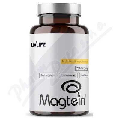 LivLife Magtein Magnesium L-Threonate 90 kapslí – Hledejceny.cz