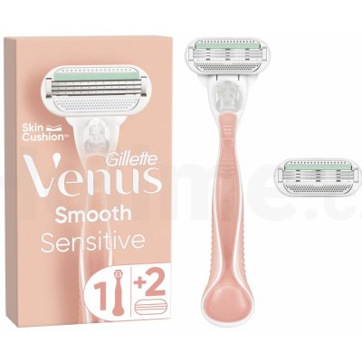 Gillette Venus Smooth Sensitive + 2 ks hlavic – Hledejceny.cz