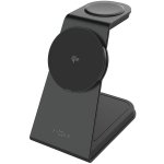 FIXED MagPowerstation 3v1 Alu 2 s podporou MagSafe černá FIXMPOS-AL2-BK – Zboží Živě