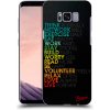 Pouzdro a kryt na mobilní telefon Pouzdro Picasee silikonové Samsung Galaxy S8 G950F - Motto life čiré
