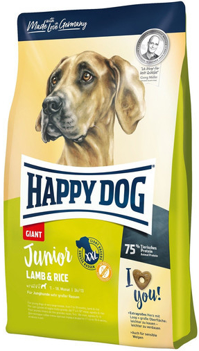 Happy Dog Junior Giant Lamb & Rice 15 kg od 1 280 Kč - Heureka.cz