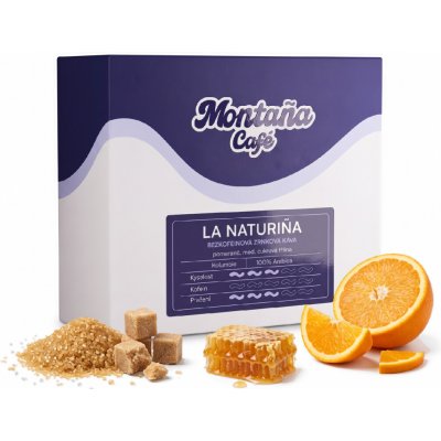 Montaña Café La Naturiña bez kofeinu zrnková 250 g – Hledejceny.cz