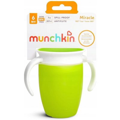 Munchkin Juniorský netekoucí hrneček 360°s oušky růžový 207 ml – Zboží Dáma