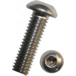 Šroub s půlkulatou hlavou ISO 7380-1 M5x30 mm, nerez A2, 1 ks – Sleviste.cz